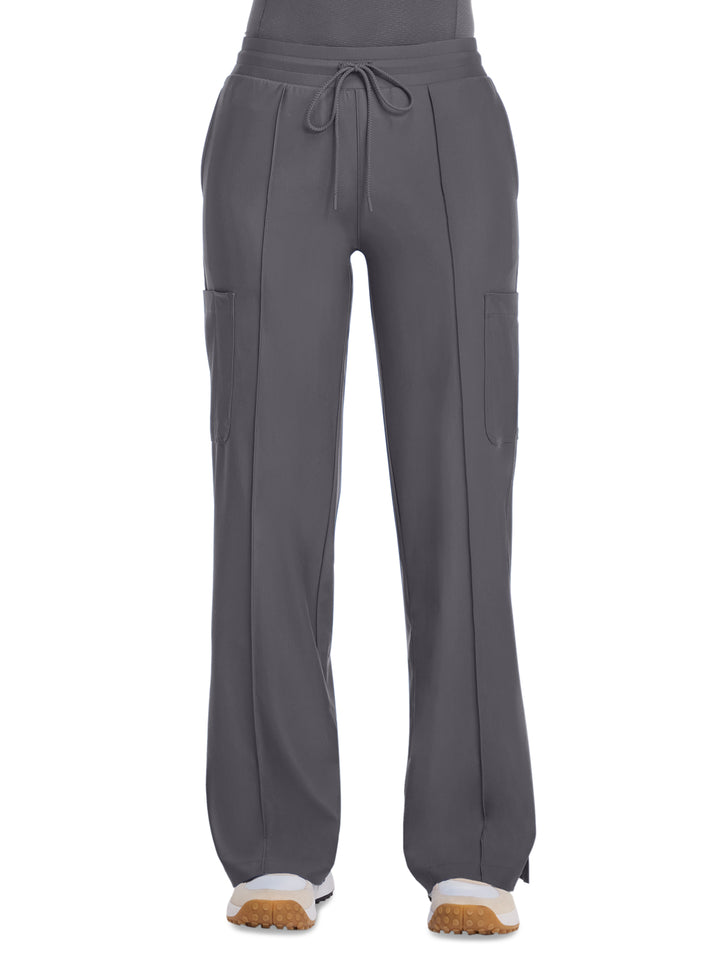 Infinity Kinetic - Women's 6-Pocket Pintuck Wide Leg Pant