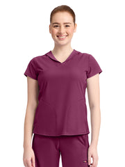 Infinity GNR8 - Women's 2-Pocket Mock-Wrap V-Neck Top