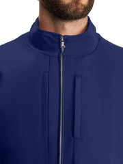 Medelita Scrubs - Men's 6-Pocket Ponte Track Jacket