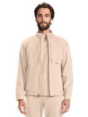 Medelita Scrubs - Men's 6-Pocket Ponte Track Jacket