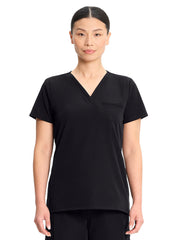 Medelita Scrubs - Women's 3-Pocket Flora V-Neck Scrub Top