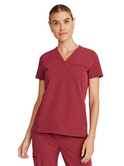Medelita Scrubs - Women's 3-Pocket Flora V-Neck Scrub Top