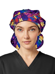 Cherokee - Tooniforms - Unisex Print Bouffant Scrub Hat