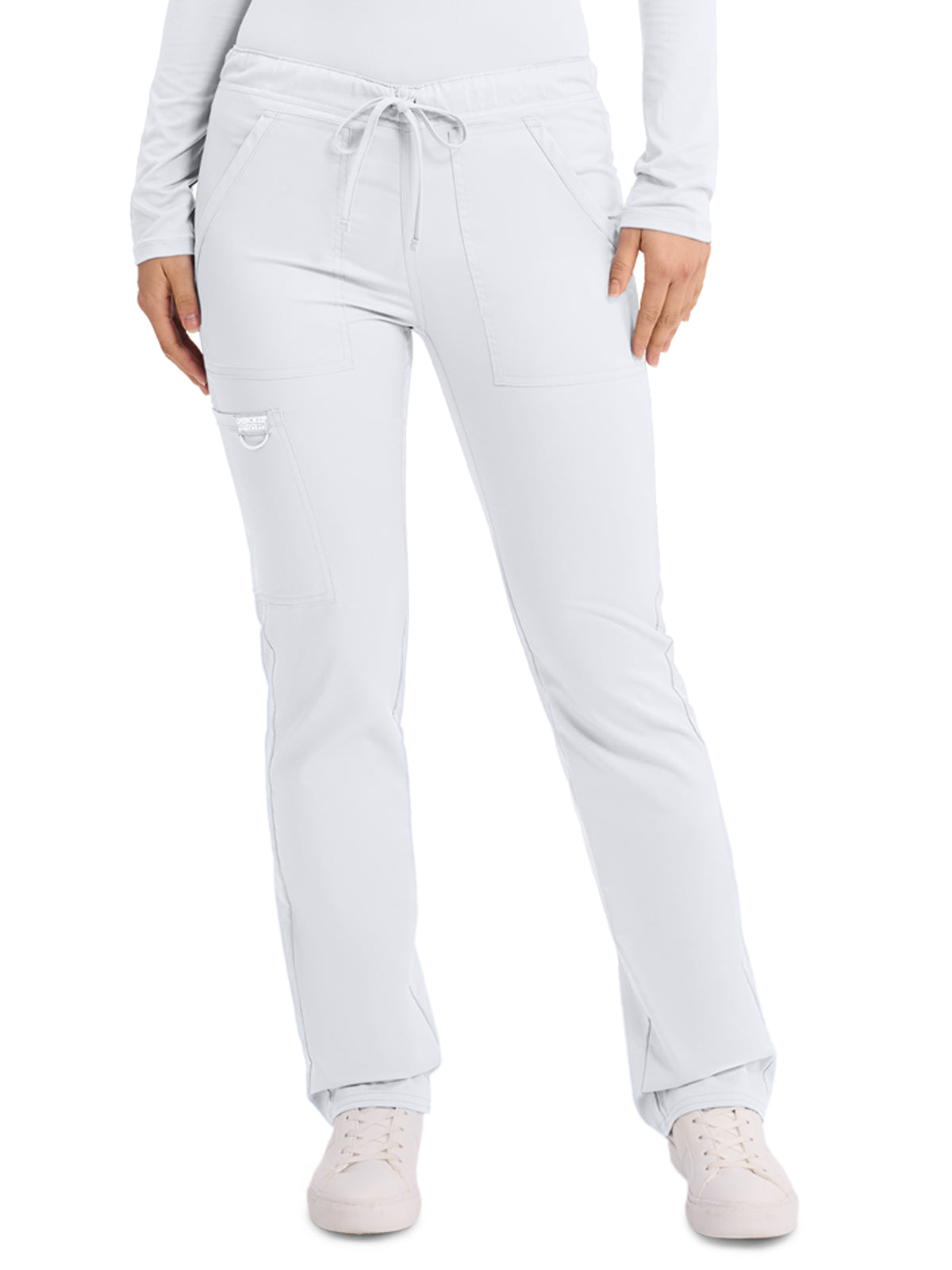 Cherokee - Workwear Revolution - Unisex 4-Pocket Tapered Leg Drawstring Pant