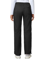 Cherokee - Workwear Revolution - Women's 4-Pocket Mid Rise Straight Leg Pull-on Pant