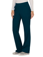 Cherokee - Workwear Revolution - Women's 4-Pocket Mid Rise Straight Leg Pull-on Pant