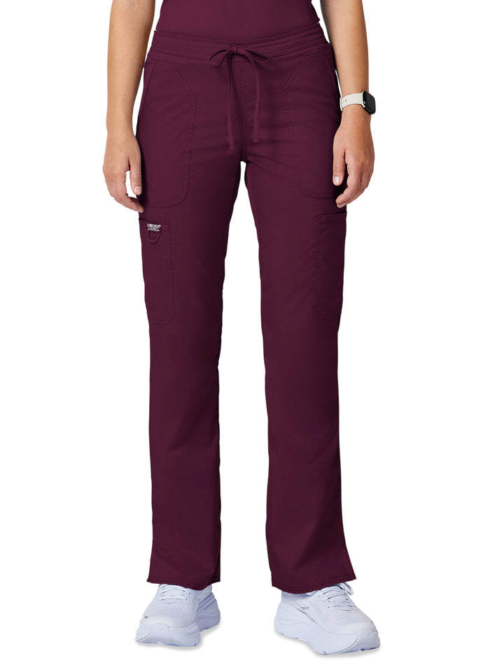 Cherokee - Workwear Revolution - Women's 5-Pocket Mid Rise Drawstring Pant