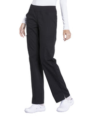 Cherokee - Workwear Professionals - Mid Rise Straight Leg Pull-on Cargo Pant