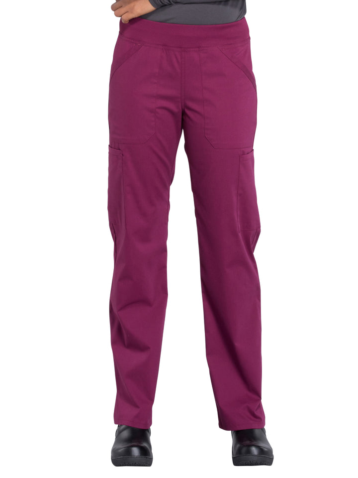 Cherokee - Workwear Professionals - Mid Rise Straight Leg Pull-on Cargo Pant