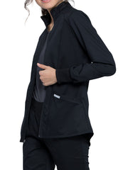 Cherokee - Workwear Revolution - Women's 2-Pocket Zip Front Jacket