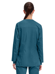 Cherokee - Workwear Revolution - Women's 3-Pocket Snap Front Jacket