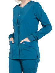 Cherokee - Workwear Professionals - Women's Snap Front Jacket
