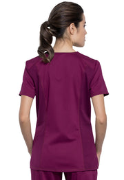 Cherokee - Workwear Revolution - Women's 3-Pocket Round Neck Top