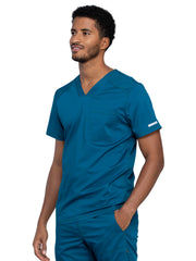 Cherokee - Workwear Revolution - Men's 2-Pocket V-Neck Top