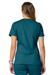 Cherokee - Workwear Revolution - Women's 2-Pocket Mock Wrap Top
