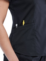 Cherokee - Workwear Revolution - Women's 2-Pocket V-Neck Top