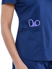 Cherokee - Workwear Revolution - Women's 2-Pocket V-Neck Top