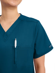 Cherokee - Workwear Revolution - Unisex 1-Pocket Tuckable V-Neck Top