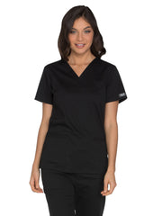 Cherokee - Workwear Core Stretch - Women's V-Neck Top