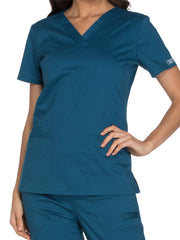 Cherokee - Workwear Core Stretch - Women's V-Neck Top