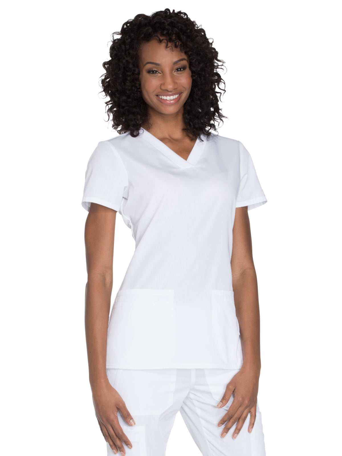 Cherokee - Workwear Originals - Women's 2-Pocket V-Neck Top
