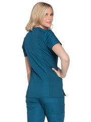 Cherokee - Workwear Originals - Women's 2-Pocket Mock Wrap Top