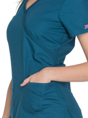 Cherokee - Workwear Originals - Women's 2-Pocket Mock Wrap Top
