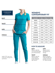 Cherokee - Workwear Originals - Women's 2-Pocket Mock Wrap Top