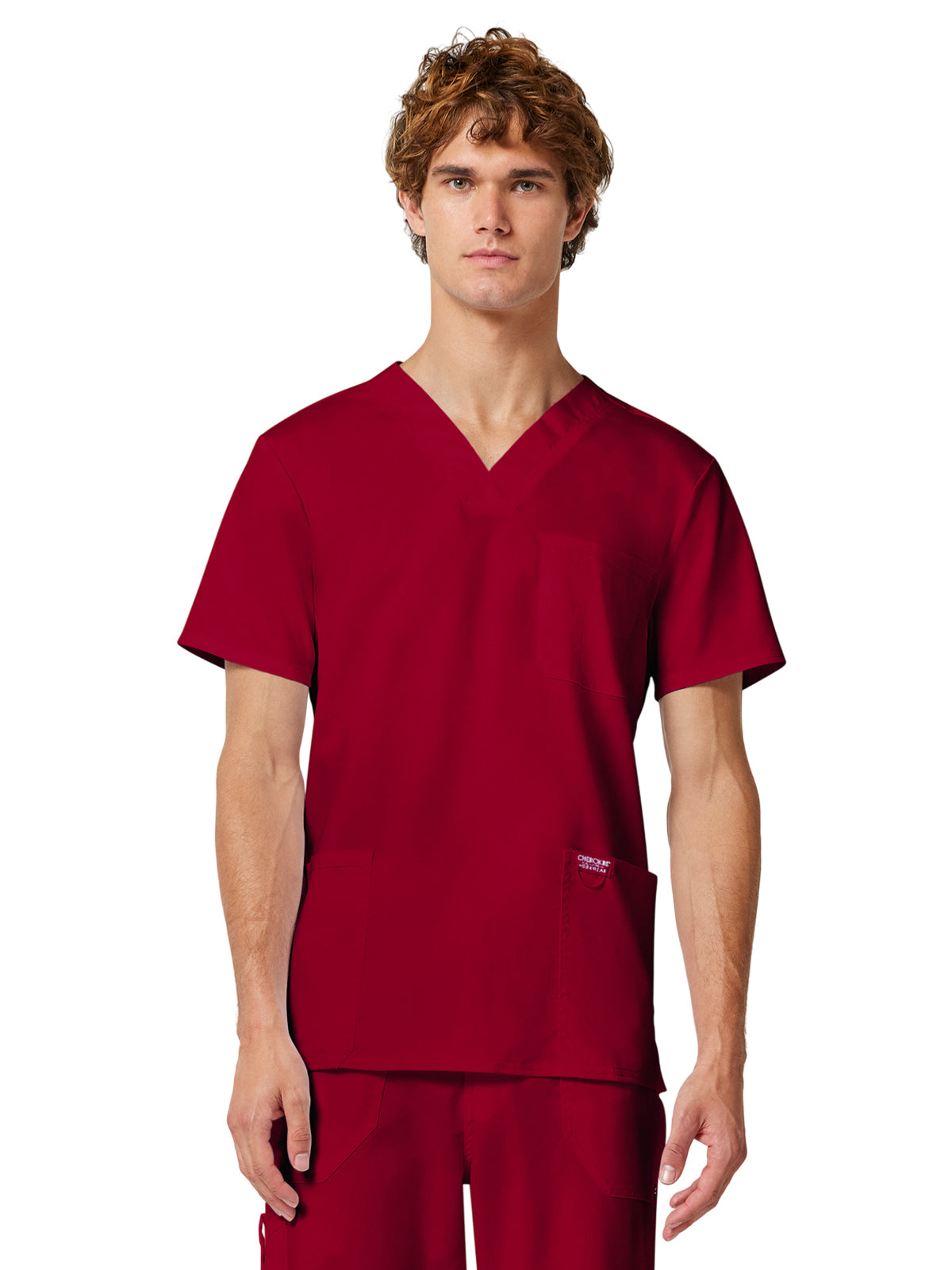 Cherokee - Workwear Revolution - Men's 3-Pocket V-Neck Top