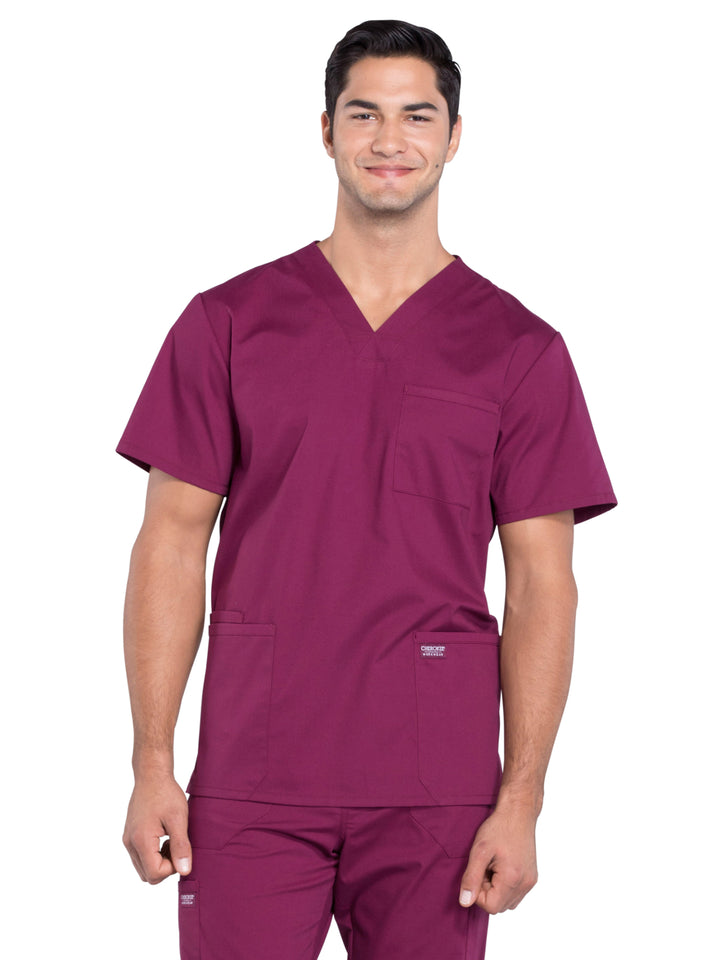 Cherokee - Workwear Professionals - Men's V-Neck Top