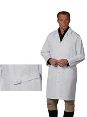 Fashion Seal Lab Coats - Unisex Three-Pocket 41" Full-Length Knot Button Lab Coat