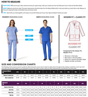 Fashion Seal Lab Coats - Unisex Three-Pocket 41" Full-Length Convertible Collar Lab Coat