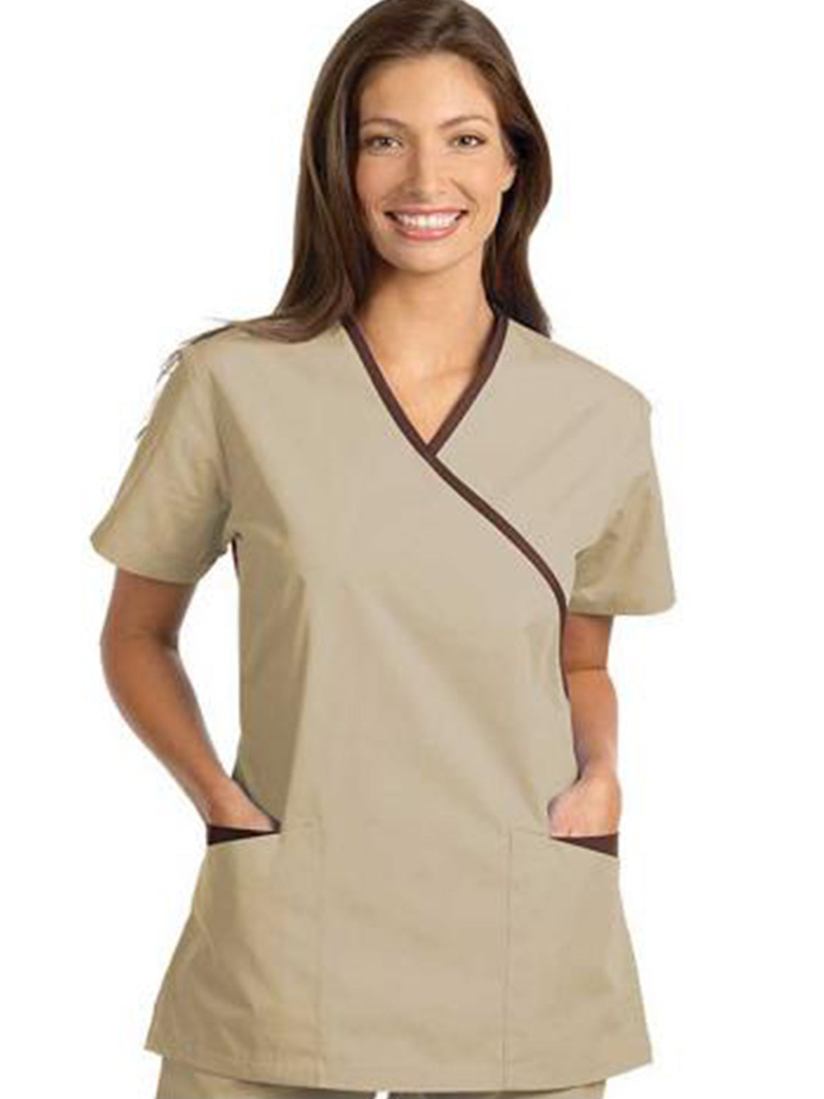 Fashion Seal - Environmental Services/Housekeeping - Women's Crossover Tunic Top