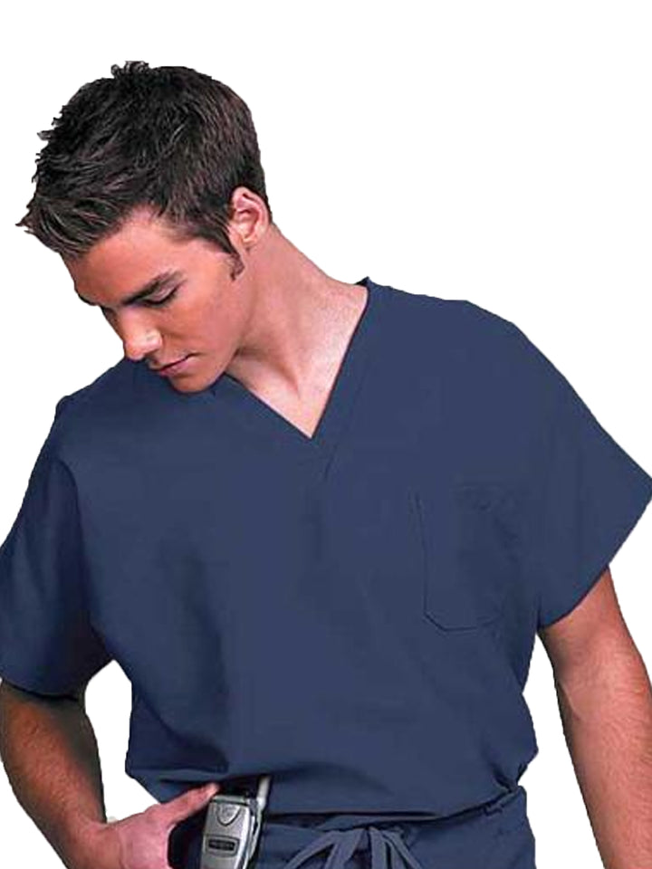 Fashion Seal - Fashion Poplin - Unisex 1-Pocket Top in Navy