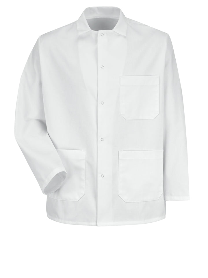 Red Kap Food Processing - Unisex Gripper-Front 30.75" Short Butcher Coat