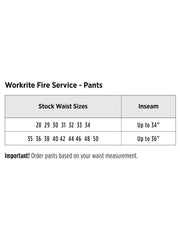Workrite - Men's Full Cut Classic Firefighter Pant