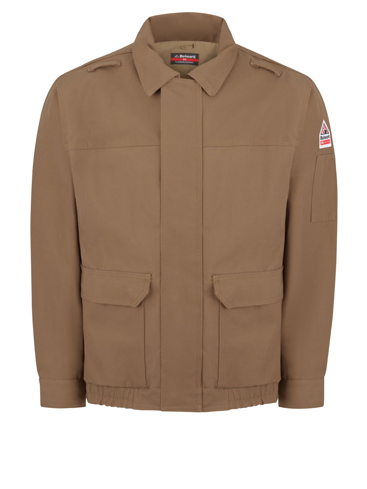 Bulwark - Men's Brown Duck Lined Bomber Jacket