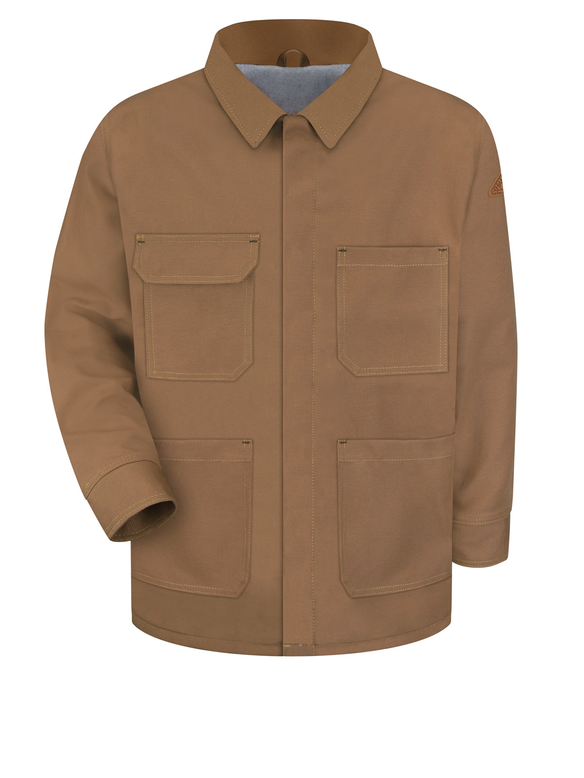 Bulwark Canvas Collection - Men's Brown Duck Lineman's Coat