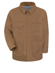 Bulwark Canvas Collection - Men's Brown Duck Lineman's Coat