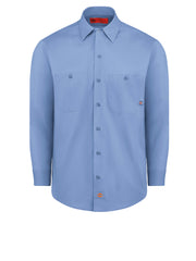 Dickies Shirts - Men's Industrial Long-Sleeve Work Shirt