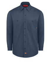 Dickies Shirts - Men's Industrial Long-Sleeve Work Shirt