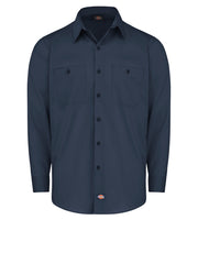 Dickies Shirts - Men's Industrial WorkTech Ventilated Long-Sleeve Work Shirt With Cooling Mesh