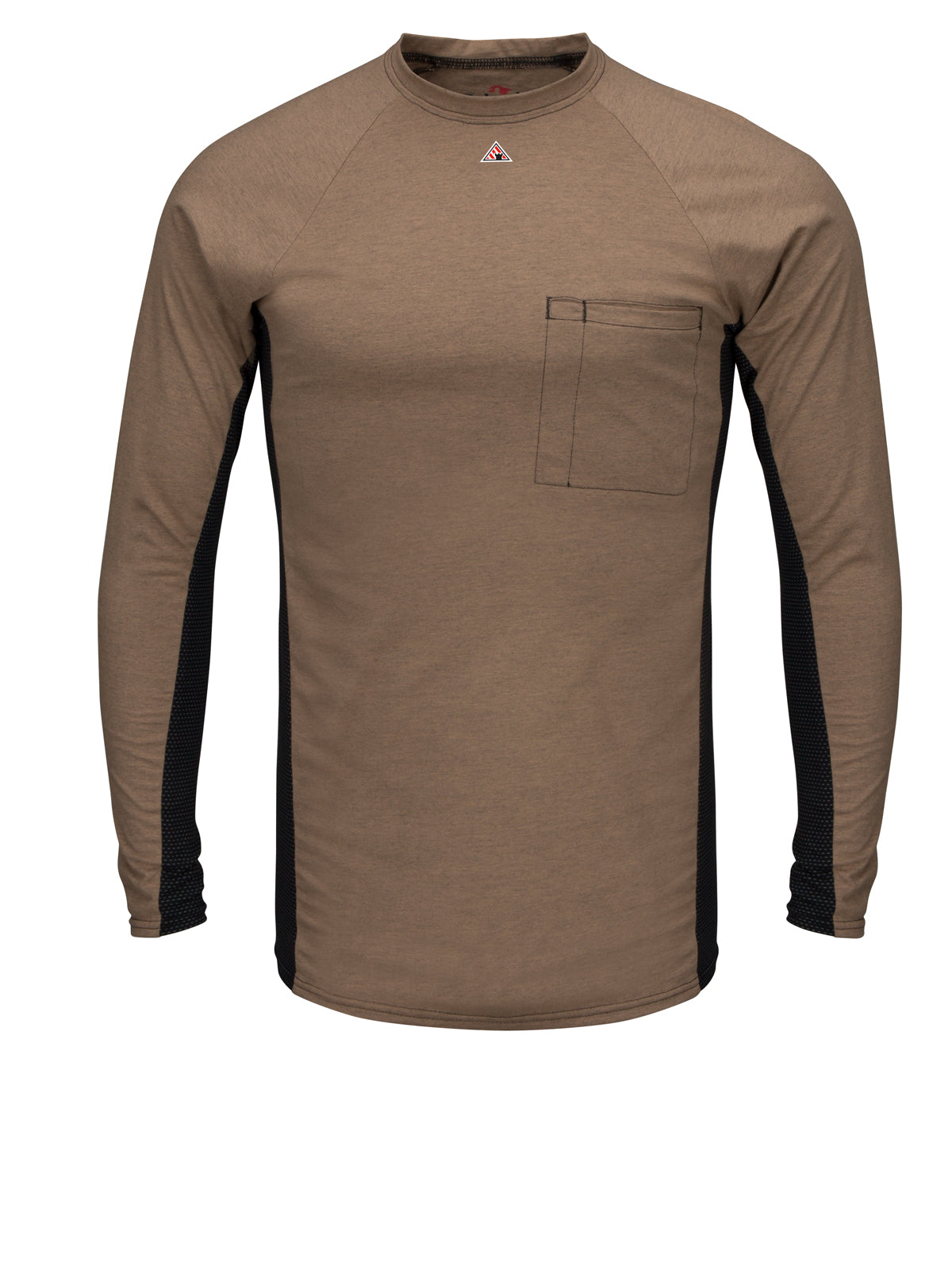 Bulwark - Men's Flame-Resistant Concealed Chest Pocket Long Sleeve Base Layer Shirt