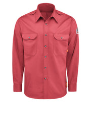 Bulwark iQ Series - Men's Midweight Flame-Resistant Comfort Snap-Front Woven Shirt