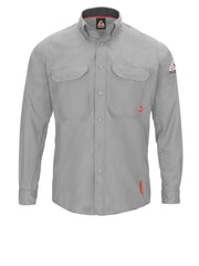Bulwark iQ Series - Men's Lightweight Flame-Resistant Comfort Woven Long Sleeve Shirt
