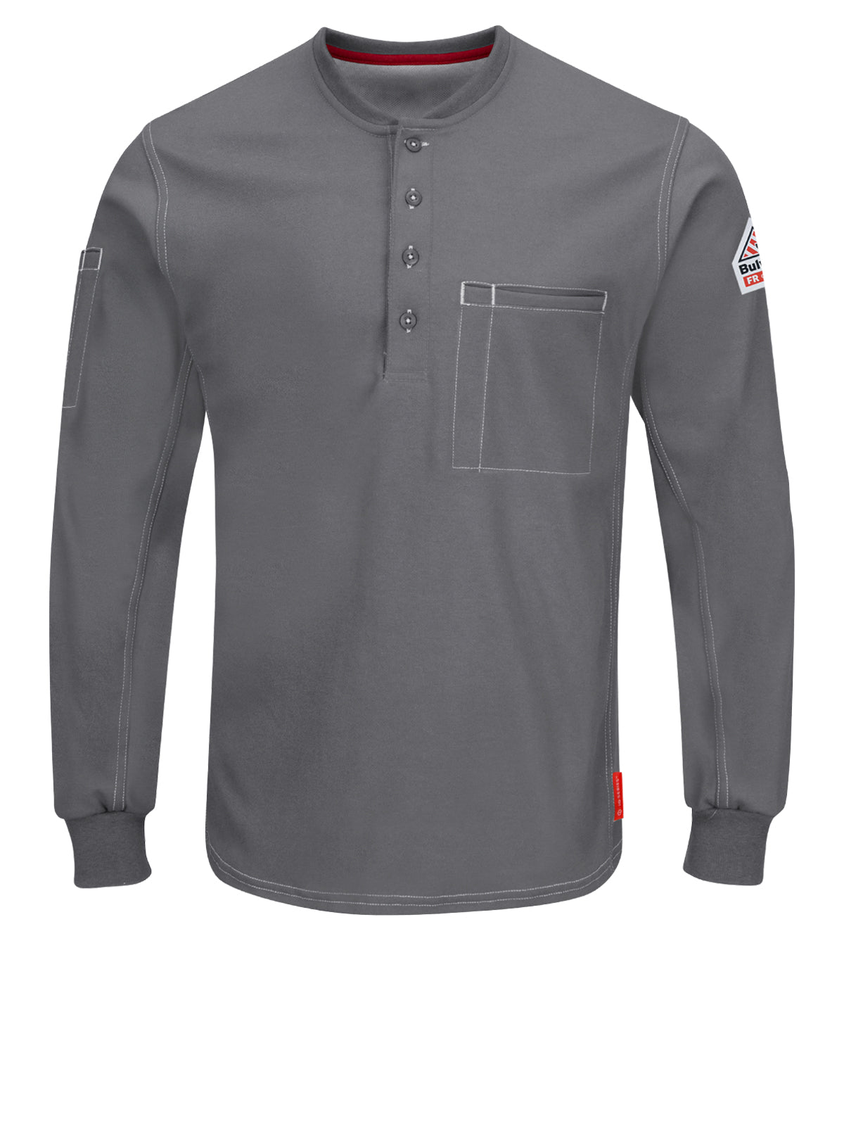 Bulwark iQ Series - Men's Comfort Plus Flame-Resistant Knit Henley Shirt