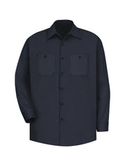 Red Kap Shirts -  Men's Long Sleeve Wrinkle-Resistant Cotton Work Shirt