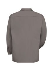 Red Kap Shirts -  Men's Long Sleeve Wrinkle-Resistant Cotton Work Shirt