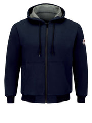 Bulwark - Men's Flame-Resistant Thermal Lined Zip-Front Hooded Sweatshirt
