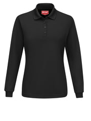 Red Kap Shirts -  Women's Long Sleeve Performance Knit® Polo